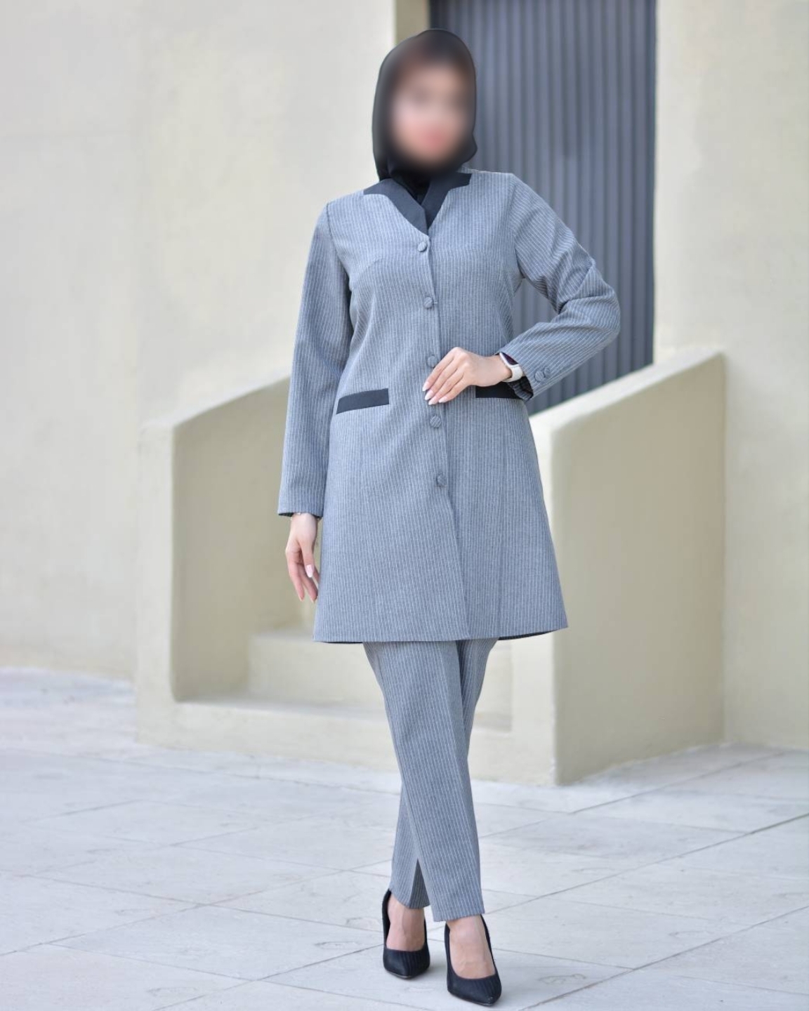 مانتو شلوار اداری رخساره