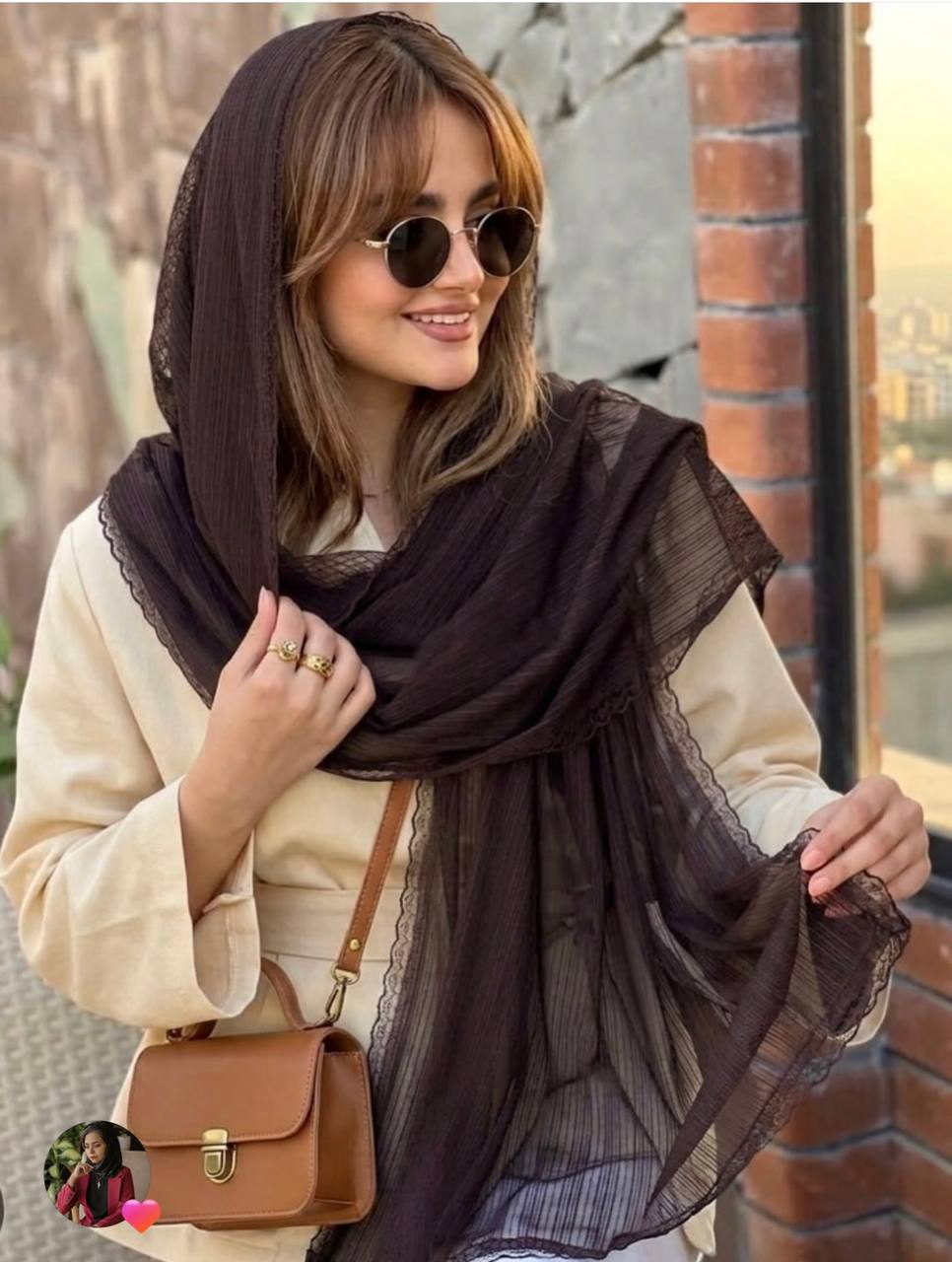 شال تور مدل دیپلمات دور دانتل
